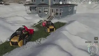 snowblowing cwgaming house out