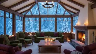 🔥❄️ Radio of Soothing Piano & Fire Crackling Sounds for Calm Focus, Healing, and Winter Ambience!!..