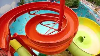 Red CompactSlide at Tropical Islands WaterPark, Berlin, Germany