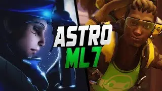 ASTRO BEST LUCIO AND ML7 AS ANA! [ OVERAWTCH SEASON 11 TOP 500 ]