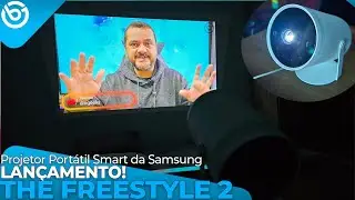 Novo Projetor da Samsung com até 100 Polegadas, Modo Game e Menos de 800 gramas! THE FREESTYLE 2!