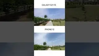 iPHONE 12 VS SAMSUNG GALAXY S21 FE | CAMERA COMPARISON 🔥