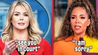 The View Openly PLEADS With Karoline Leavitt To STOP $800 MILLION Law Suit for Good!