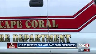 Six new firefighters approved in Cape Coral