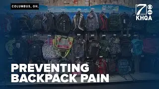 How to prevent backpack pain this school year