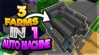 BEST 3-IN-1 AUTO FARMING MACHINE! (Hypixel Skyblock Guide)