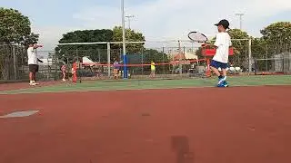 20230604 力矩盃紅球 Final mini tennis match red ball
