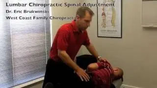 What is a Chiropractic lumbar spine adjustment? Watch a real life chiropractic adjustment!