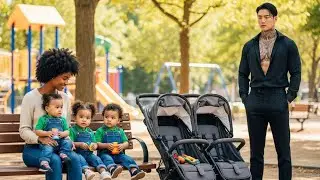 Korean Mafia Boss Walks in the Park With His Fianc&eacute;e &mdash; Then He Sees His Black Ex With Triplets&hellip;