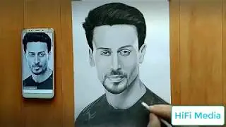 How to Draw Boss Tiger Shroff  Very Easy  Tricks Pencil Sketch - HiFi Media