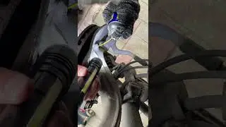 Audi VW ABS sensor replacement. Replace the ABS wheel speed sensor.