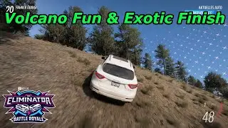 FH5 Eliminator - Fun On The Volcano And An Exotic Finish Line