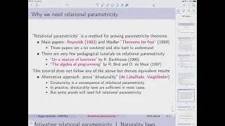Relational parametricity explained. The science behind "theorems for free" (obsolete)