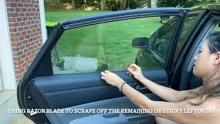 How to remove car window tint