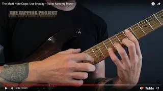 The Multi Note Capo: Use it today - Tapping Lesson 3