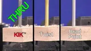 TG Tools KIK&reg; Brad Point Bit Demo 2