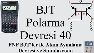 BJT Polarma Devresi 40: PNP BJT’ler ile Akım Aynalama Devresi ve Simülasyonu