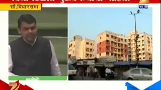 Mumbai : Cm Devendra Fadanvis To Get Law On Builder Wo Make Illegal Buildings