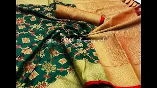 Antique Handloom Soft Silk Zari Weaving Saree Shop Wedding Party Festival Wear Online Shopping