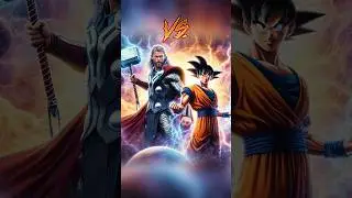 Thor Vs Goku 😱#goku #vs #thor #shorts #trending