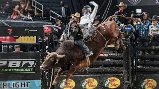Clay Guiton  rides Lights Out 89.10 Points | PBR UTB Highlight