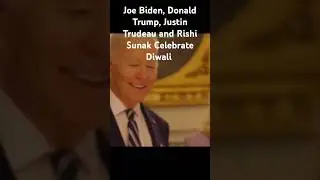 Joe Biden, Donald Trump, Justin Trudeau, and Rishi Sunak Celebrate Diwali #diwaligreetings