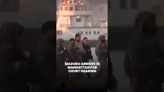 Maduro and wife taken to Manhattan for court hearing