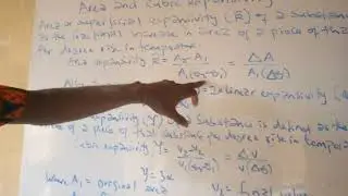 area and cubic expansivity