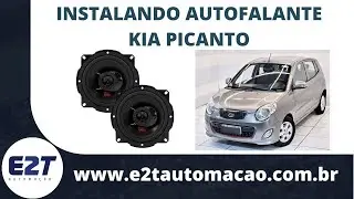 INSTALANDO ALTO FALANTE KIA PICANTO | COMO SOLDAR ALTO FALANTE