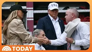 Trump Surveys Damage From Devastating Flood in Texas
