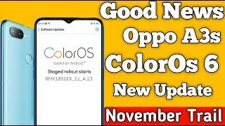 Oppo A3s ColorOs 6 update rolling out start 😍 | Oppo A3s ColorOs 6 new update 6