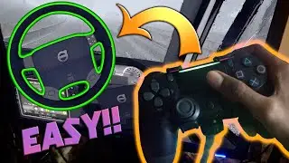 Как использовать DualShock 4 / DoubleShock 4 в качестве руля | Очень просто | Контроллер в качест...