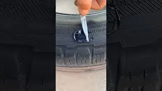 Tire Repair Glue Test Does This Really. #shorts