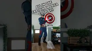 THE ALL IN ONE CAPTAIN AMERICA COSPLAY #marvel #captainamerica #cosplay #unboxing #cosplayer #shorts