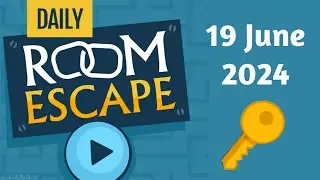 Daily Room Escape - 19 June - 4K -  Full Walkthrough  - Crazygames