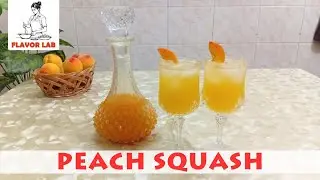 Refreshing Peach Squash Recipe | Easy Summer Drink at Home!