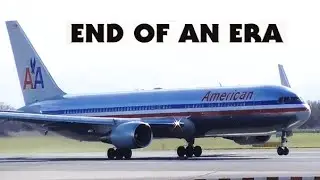 END OF AN ERA | American Airlines | BOEING 767-300 at Manchester Airport