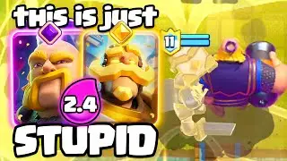 royal giant cycle with hero knight is ridiculous