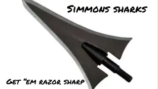 How to sharpen Simmons Broadheads