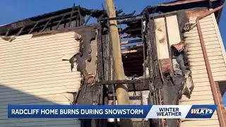 Radcliff family leans on community after fire destroys home during snowstorm