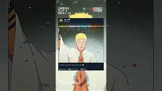 NARUTO SHOW HIS SPEED TO BORUTO ⚡