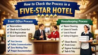 How to check in process in a five star hotel