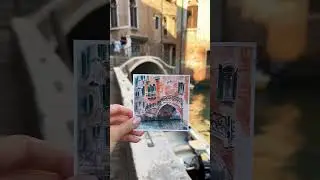 This is Venice 🧡 #travelart #travelsketch #venice #citysketch #artprint #urbansketch