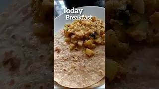 Today Breakfast#@aadhiniranjana8219#viral #ytshorts #shortsvideo #trending #song #food #shorts