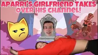 Aparri's Girlfriend TAKES OVER his channel! Animal Jam Reaction