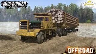 Spintires: MudRunner - HAYES HDX In the Deep Mud in the Forest