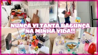 Cansei!! 3 dias sem limpar o apartamento|faxina pesada e completa.