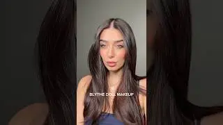 blythe doll makeup?!? #makeuproutine #dollmakeup #makeuptrend #makeupproducts #trend