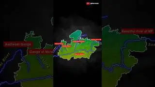 🌎 Major Rivers of Madhya Pradesh #facts #geography #map
