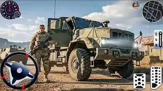 Army Truck Driving Cargo US Offroad - Mobil Balap Truck Simulator Android Gameplay